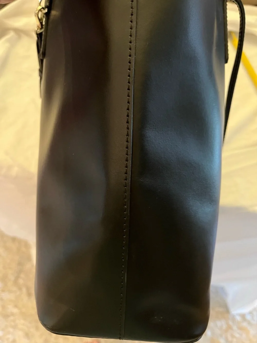 kate spade Black Leather Tote Purse